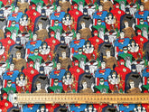 Camelot Justice League Multi – DC - Cotton Print Fabric, Multi